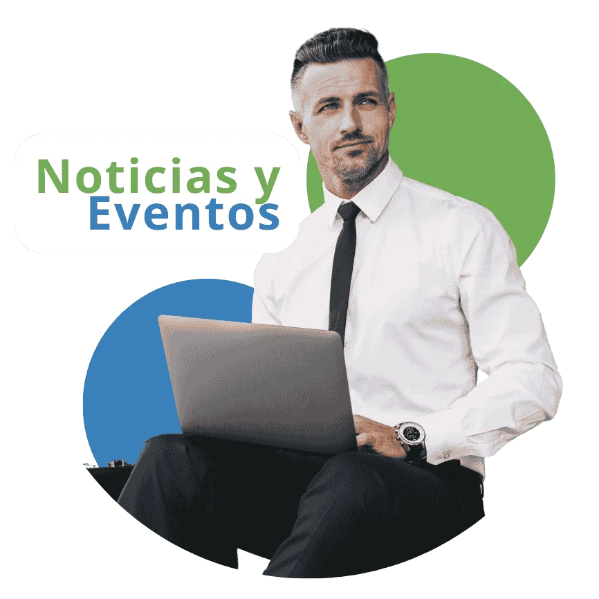 Hombre de negocios leyendo noticias sobre el mundo de la telecomunicaciones VOIP