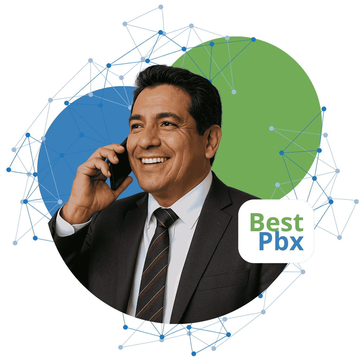 Equipo de trabajo usando BestPbx