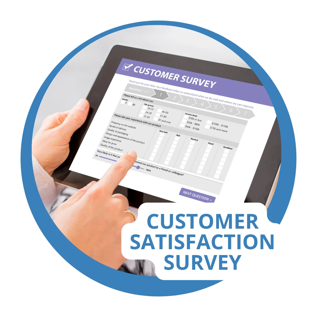 Person reviewing a report