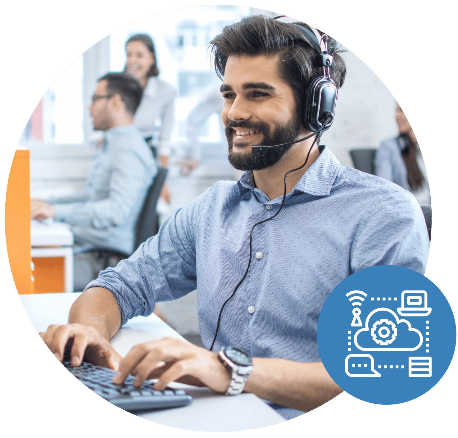 agente de soporte técnico implementando troncales sip de Bestvoiper
