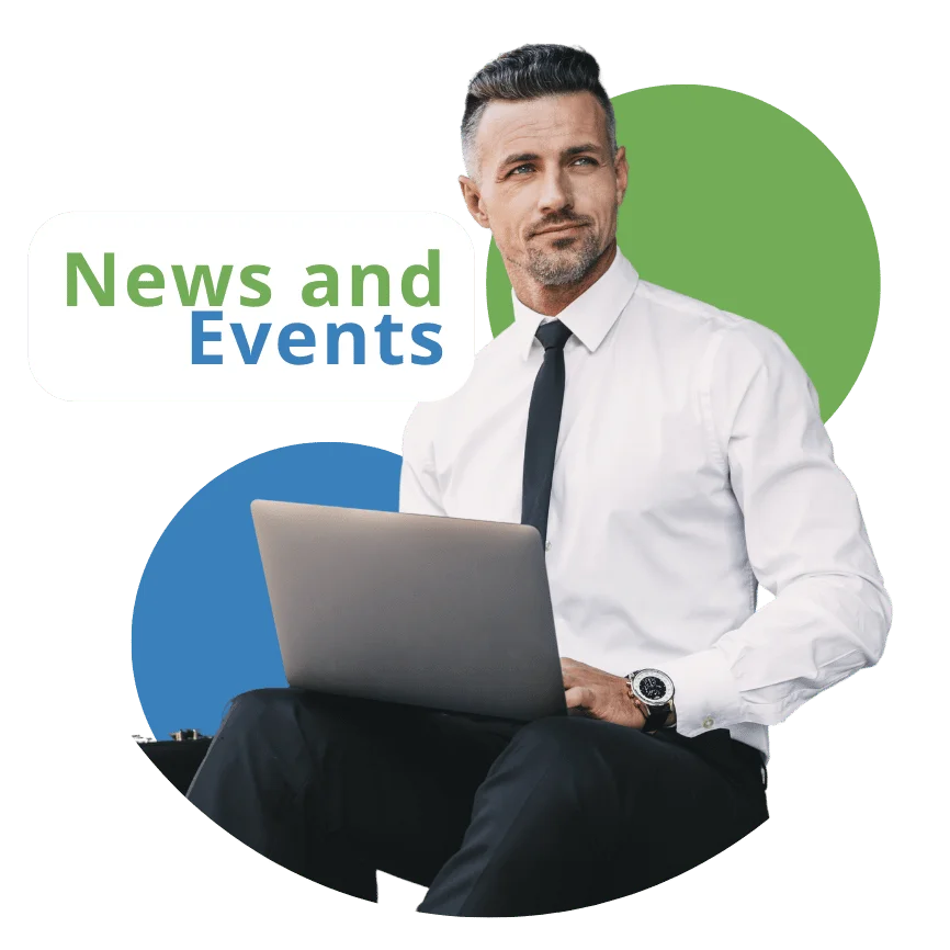 Businessman reading BestVoiper's news and events