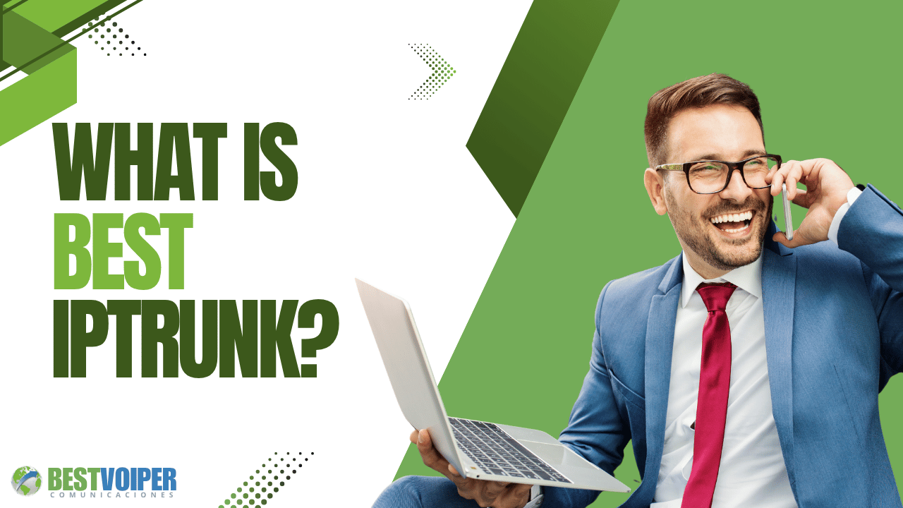 Thumbnail – text on the left and a businessman smiling and talking on the phone on the right